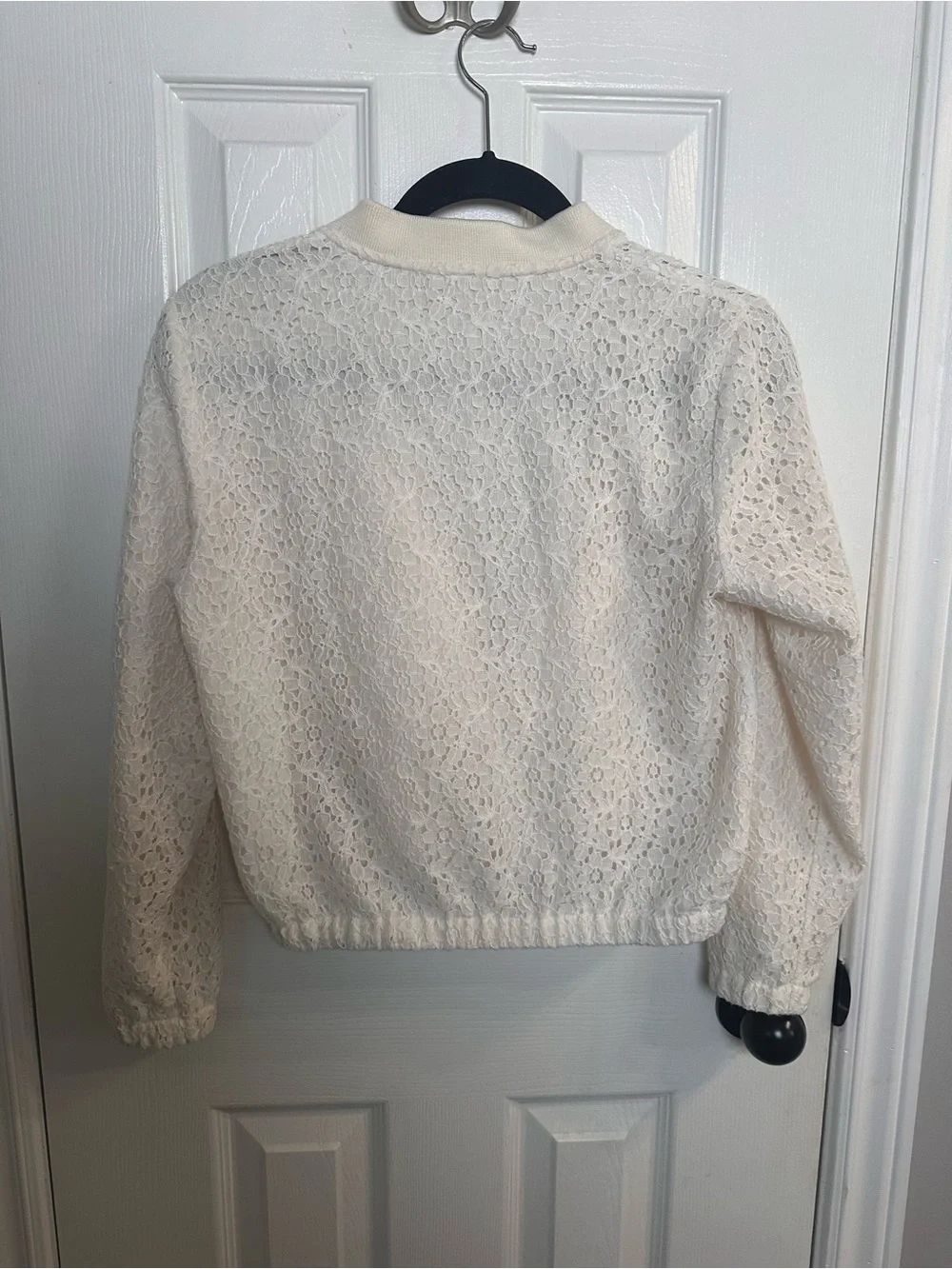 Esprit Cream Lace Bomber Jacket - Picture 5 of 5